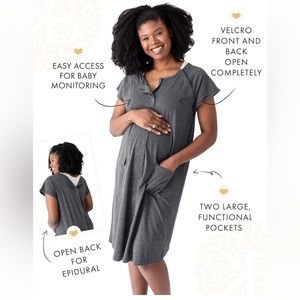 Kindred Bravely Universal Labor and Delivery Gown